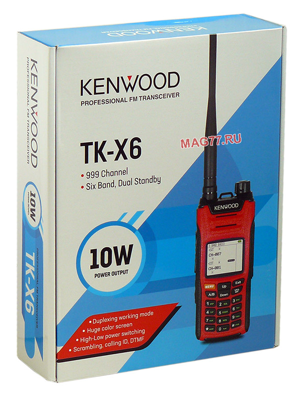 Рация Kenwood TK-X6 коробка